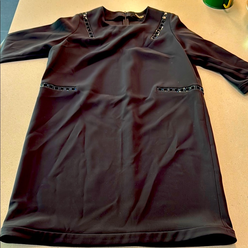 Rachel Comey short navy beaded Sheath Dress